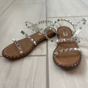 Steve Madden Travel Clear Sandals